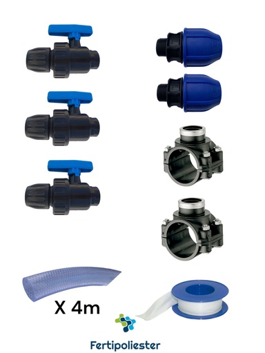 [KIT-MONTAJE-32MM] kit montaje abonadora